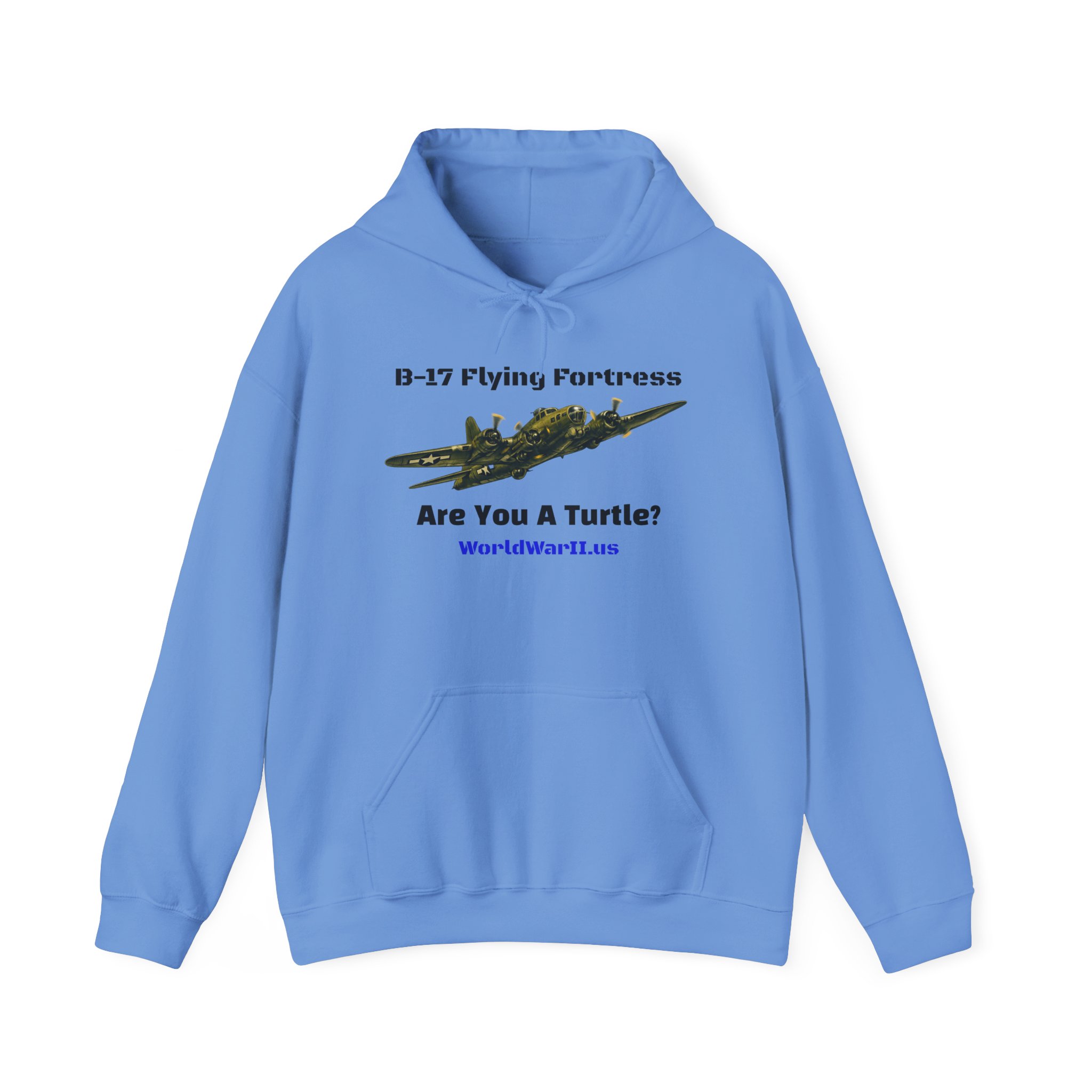 B-17 Flying Fortress Hoodie – “Are You A Turtle?” Vintage WWII Bomber Sweatshirt - Image 11