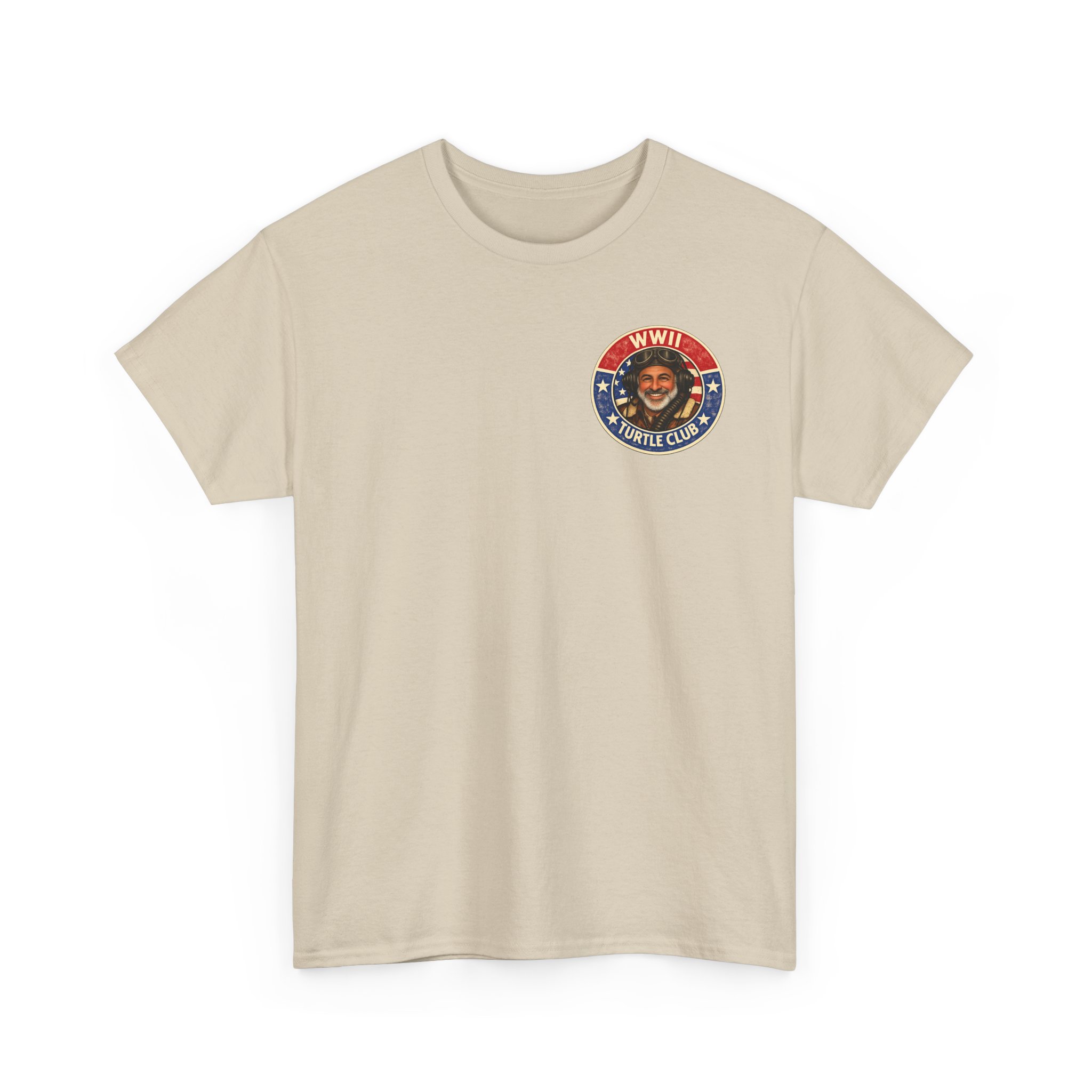 WWII Turtle Club — P-51 Mustang Heritage T-Shirt - Image 4