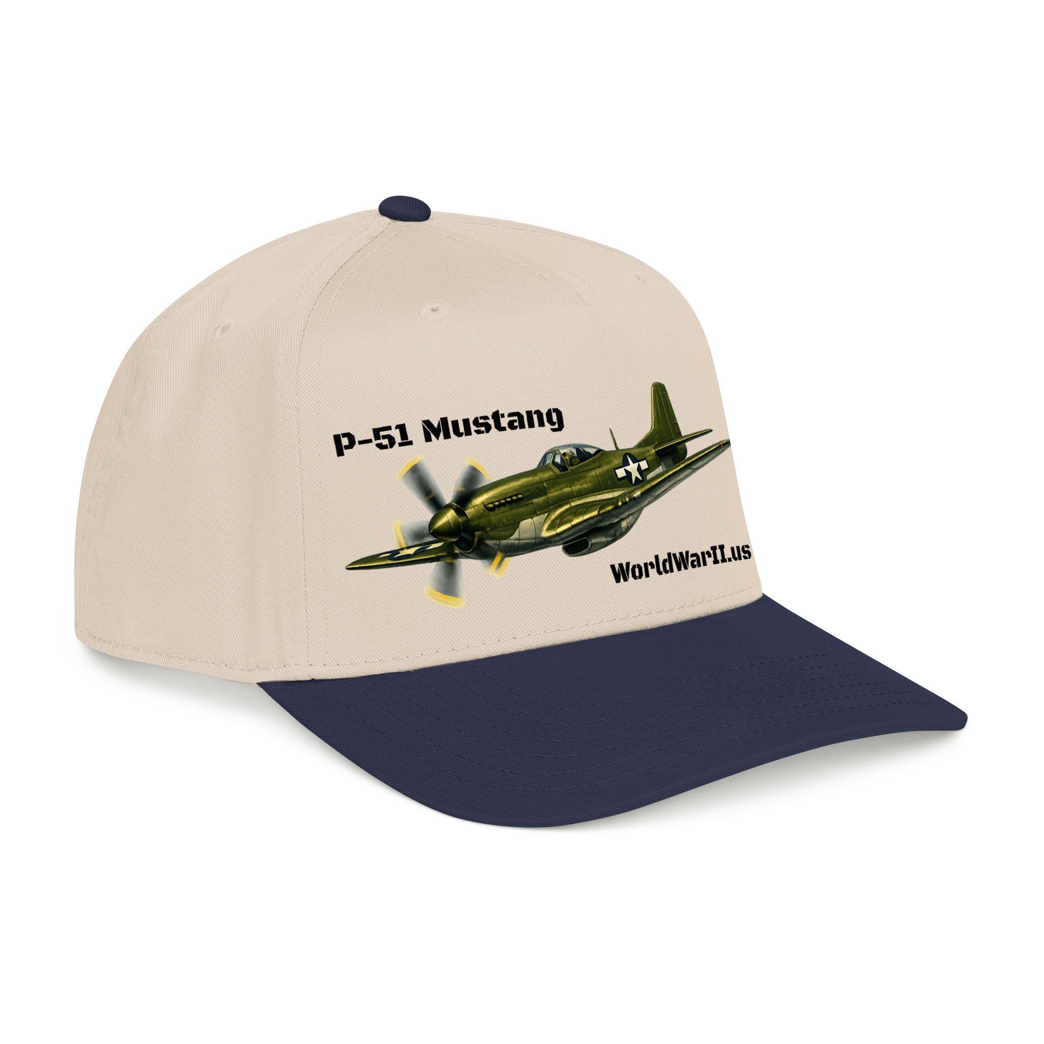 WWII Turtle Club — P-51 Mustang Heritage Cap - Image 2