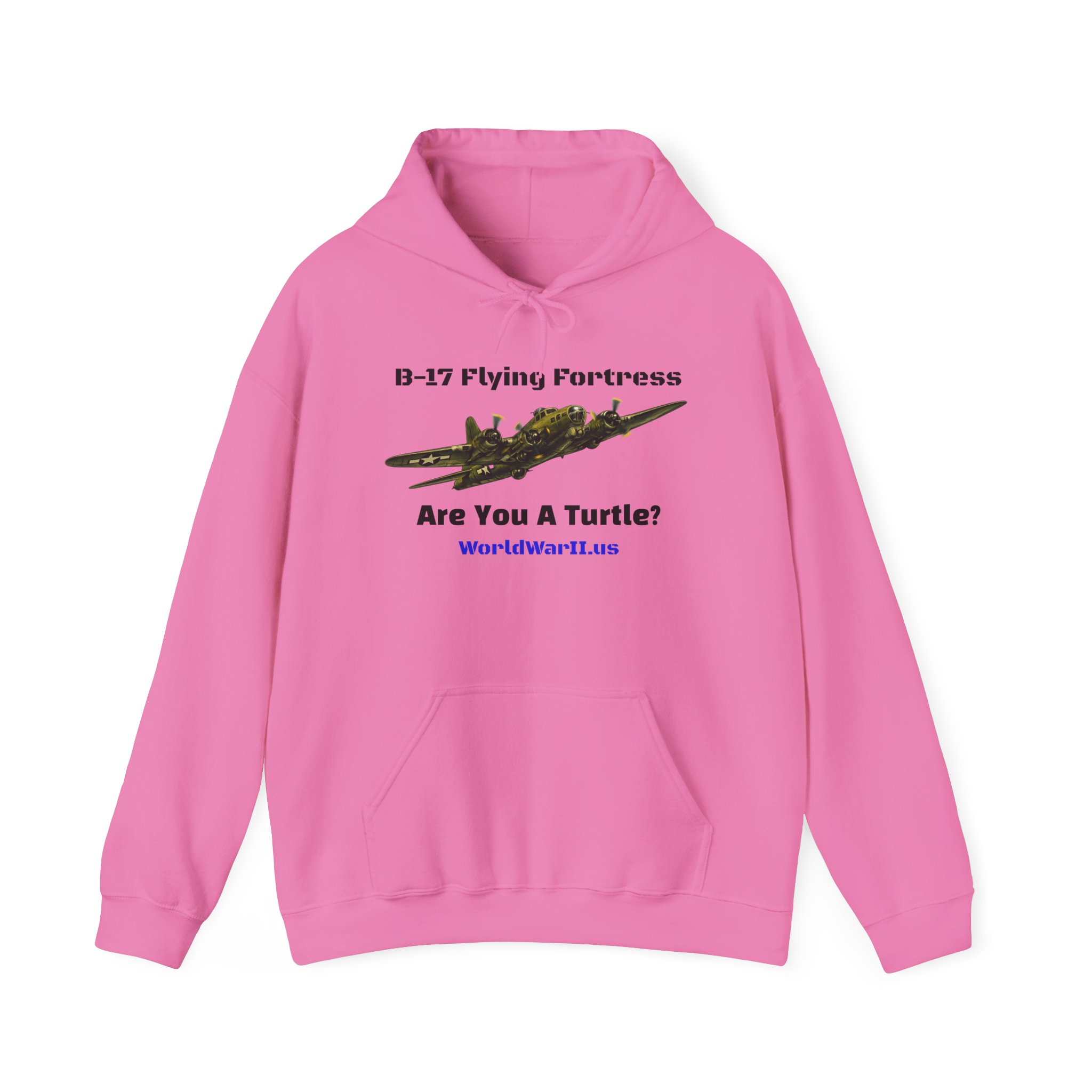 B-17 Flying Fortress Hoodie – “Are You A Turtle?” Vintage WWII Bomber Sweatshirt - Image 12
