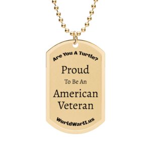 Copy of Personalized Military Dog Tag Necklace | Engraved Veteran ID
