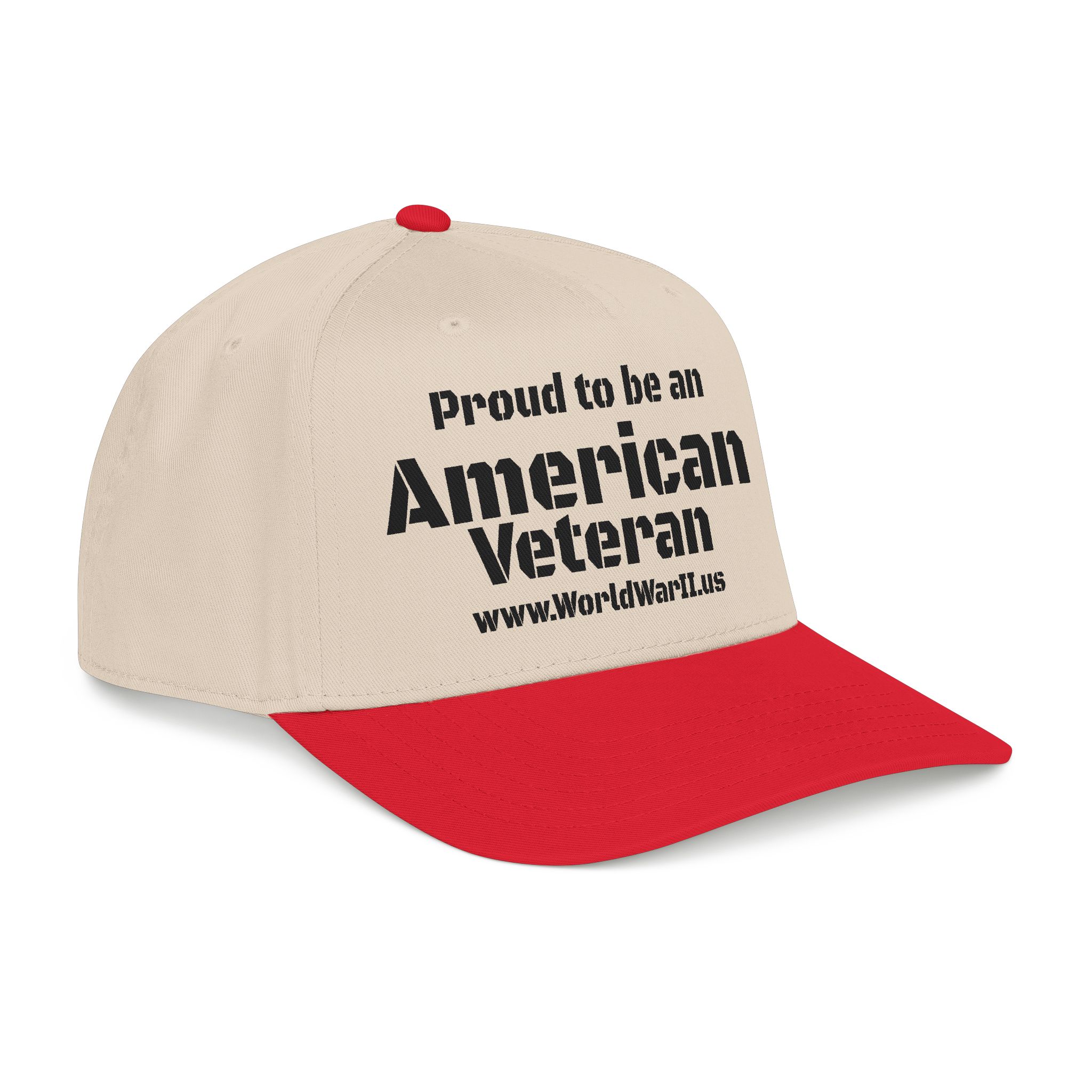Proud to Be an American Veteran Baseball Cap - Image 22