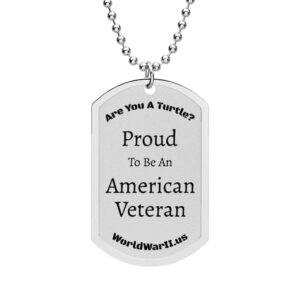 Copy of Personalized Military Dog Tag Necklace | Engraved Veteran ID