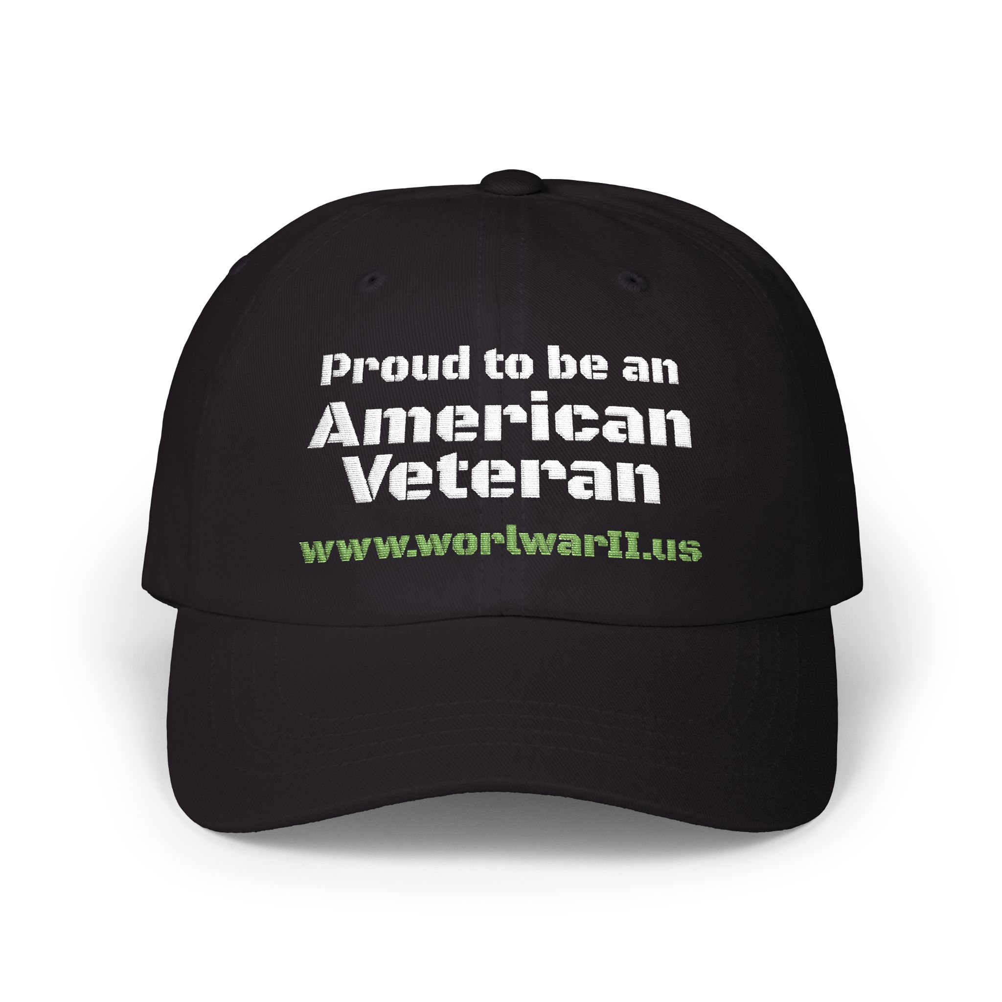 Proud to be an American Veteran Dad Cap — Military Veteran Hat - Image 22