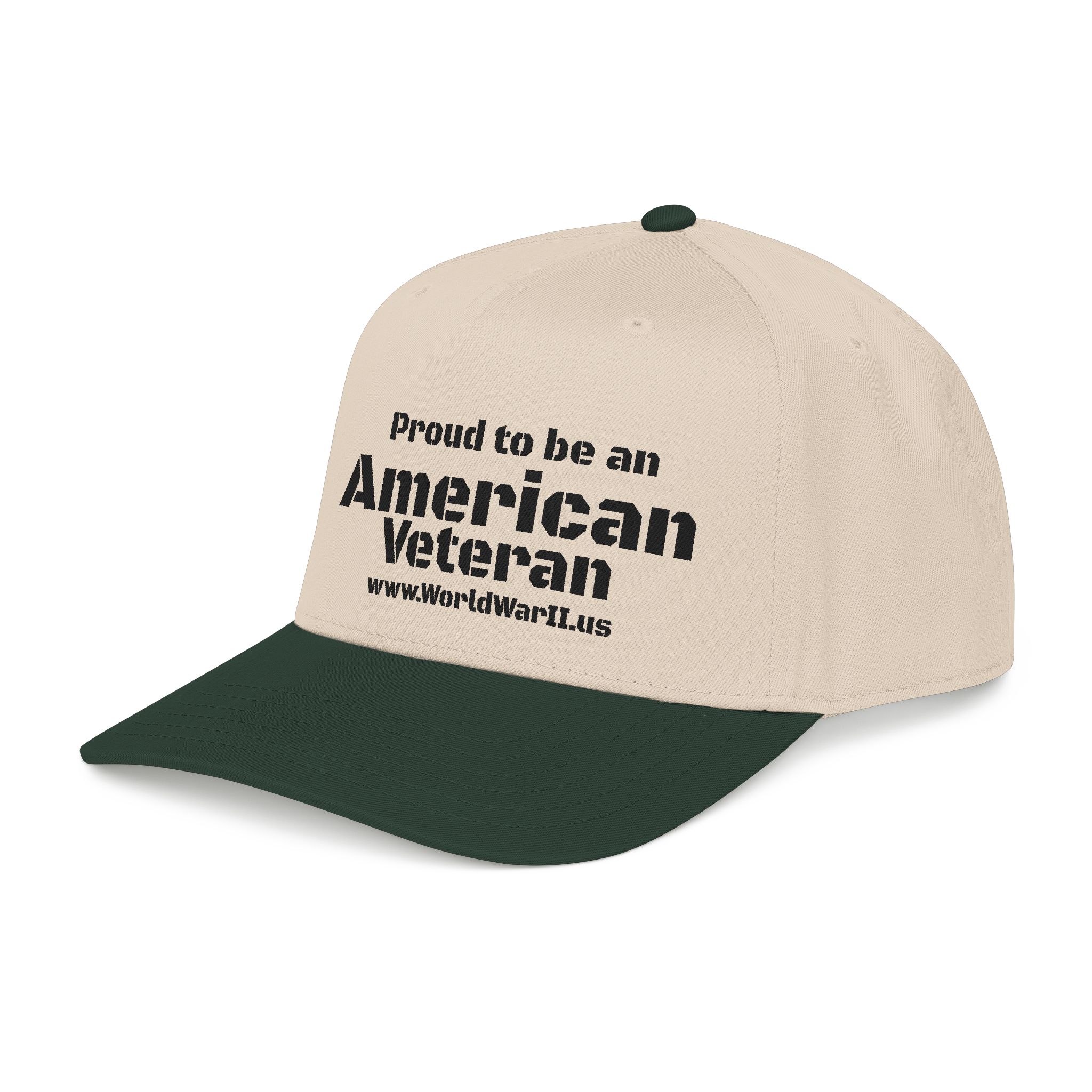 Proud to Be an American Veteran Baseball Cap - Image 12